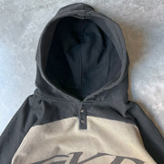 Casual Retro Stitching Hoodie