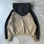 Casual Retro Stitching Hoodie