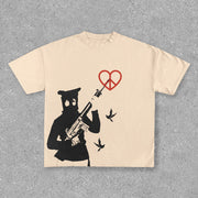 Exclusive custom printed round neck T-shirt