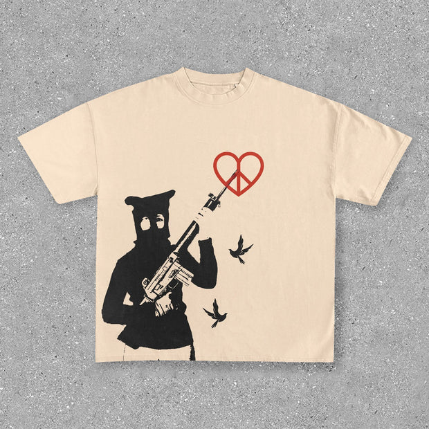 Exclusive custom printed round neck T-shirt