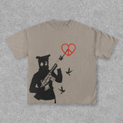 Exclusive custom printed round neck T-shirt