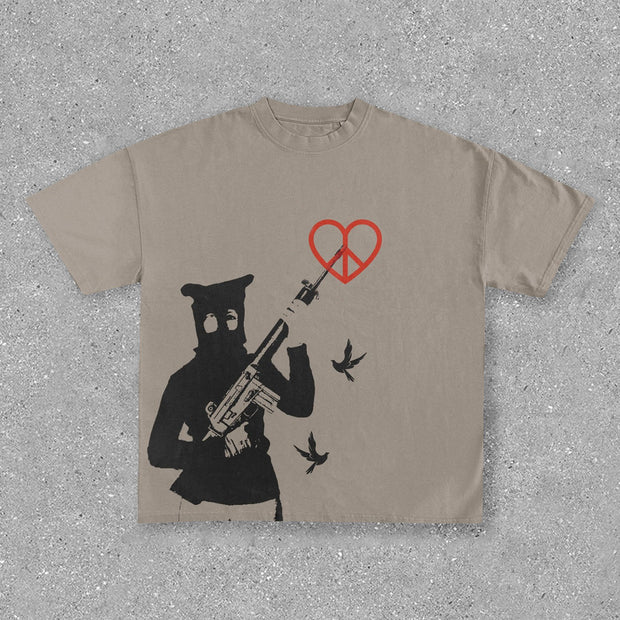 Exclusive custom printed round neck T-shirt