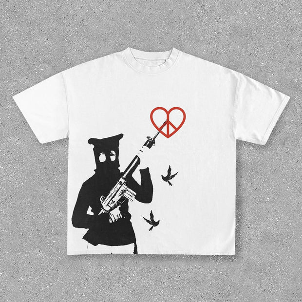 Exclusive custom printed round neck T-shirt
