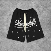 Street Letter Print Shorts