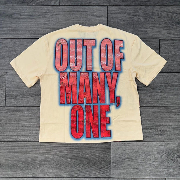 Garden Skull Print Short Sleeve T-Shirt