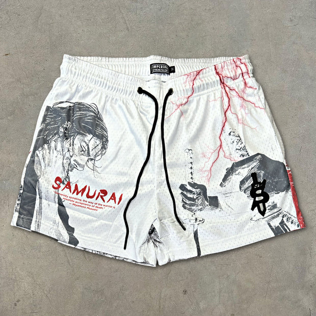 Samurai Anime Retro Shorts