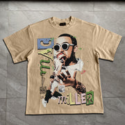 Street Oversized Artist Print T-Shirt