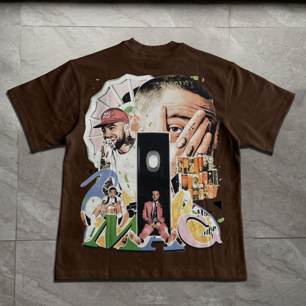 Street Oversized Artist Print T-Shirt