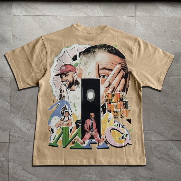 Street Oversized Artist Print T-Shirt