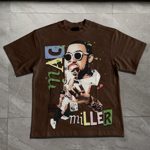 Street Oversized Artist Print T-Shirt