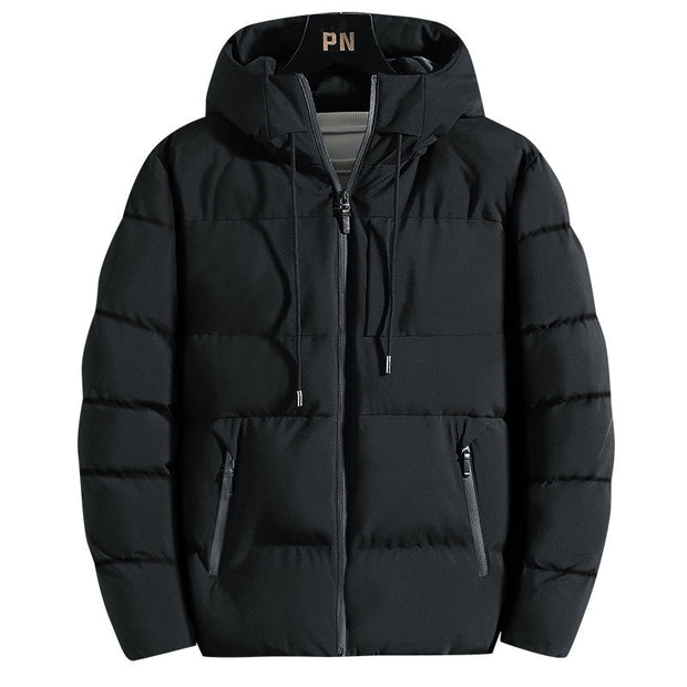 Slim-fit casual cotton jacket