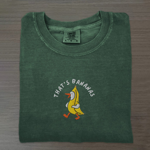Embroidered Got Too Silly Goose T-shirt