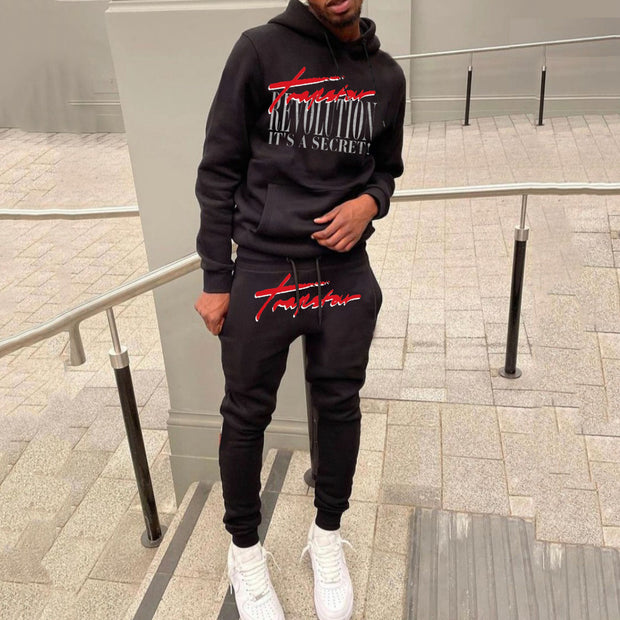 Casual Trapstar Print Two-Piece Set