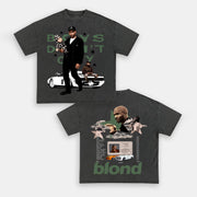 Hip-hop artist printed short-sleeved T-shirt