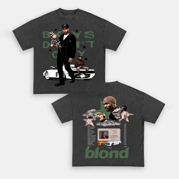 Hip-hop artist printed short-sleeved T-shirt