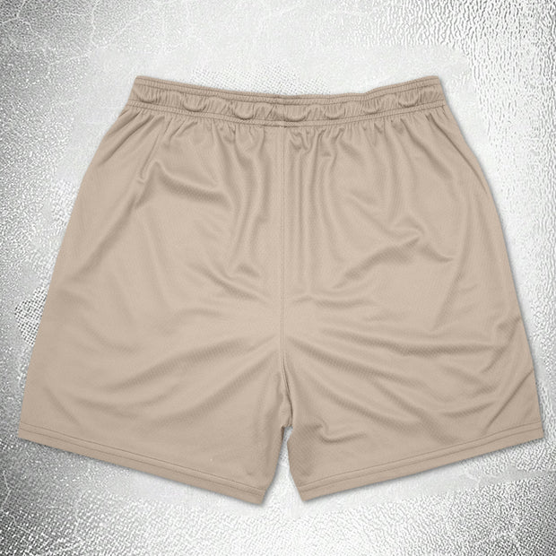Tide brand printed retro street mesh shorts