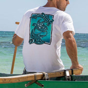 Short sleeve trio white crew short sleeve T-shirt