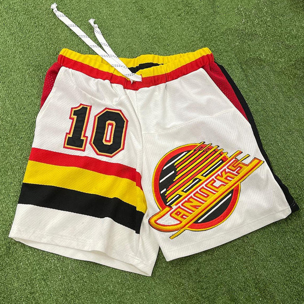 NO.10 Patch casual street shorts