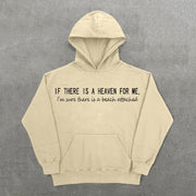 Casual In Memory Of Jimmy Print Long Sleeve Hoodies