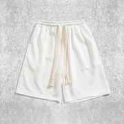 Simple straight-leg gym shorts