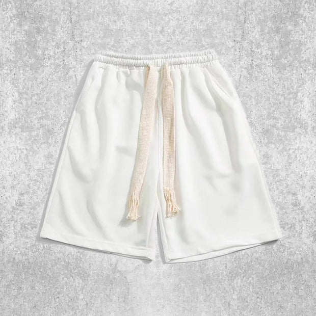 Simple straight-leg gym shorts