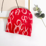 Trendy fashionable warm casual knitted hat for couples