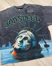 Vintage Washed Statue of Liberty T-Shirt