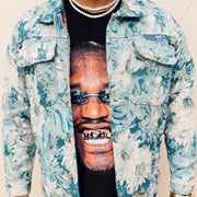 Big face celebrity printed T-shirt