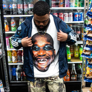Big face celebrity printed T-shirt