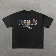 Album Print Short Sleeve T-Shirt