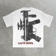 Hip-hop rap music festival casual street cotton T-shirt