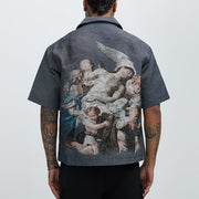 Vintage Tapestry Work Shirt Jacket