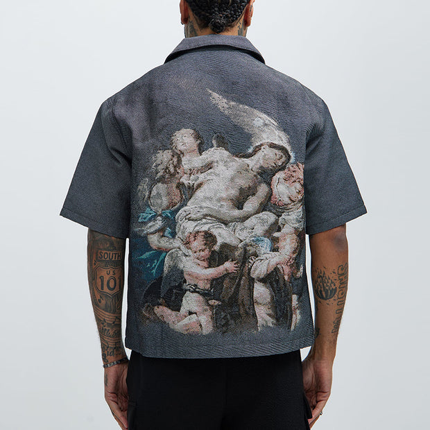 Vintage Tapestry Work Shirt Jacket