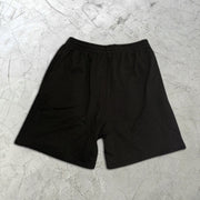 Skull Heart Print Elastic Shorts