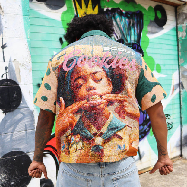 Boy Scout Tapestry Lapel Shirt Jacket