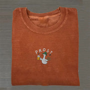 Embroidered Goose Prost T-shirt