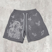 Retro Hip Hop Faith Retro Shorts