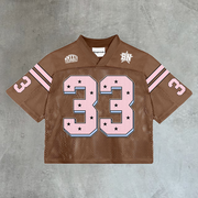 Casual sports style No. 33 jersey