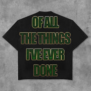 Personality Shooting Print Short Sleeve T-Shirt