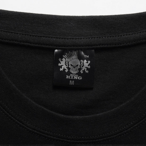 Street style skull print T-shirt