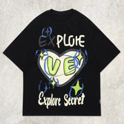Love Graffiti Cotton Graphic Tee