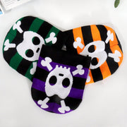 Striped skull knitted hat fashionable casual hat