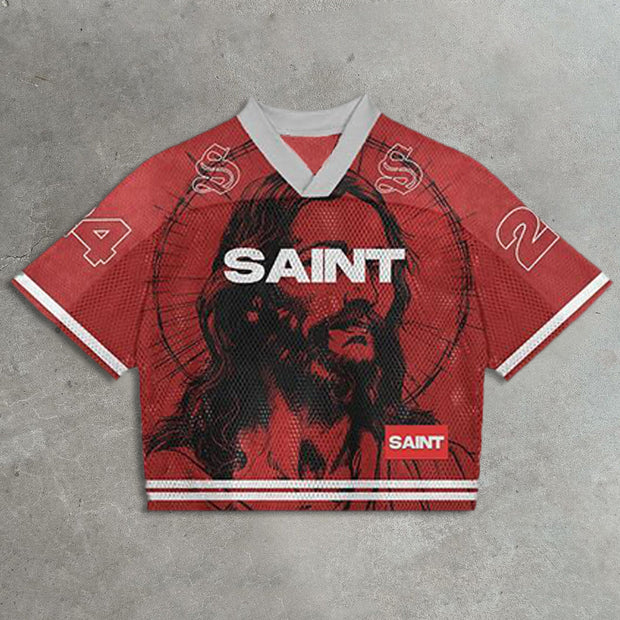 Saints Casual Street Mesh Jersey