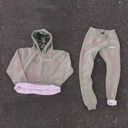 Leisure sports street home plus velvet suit