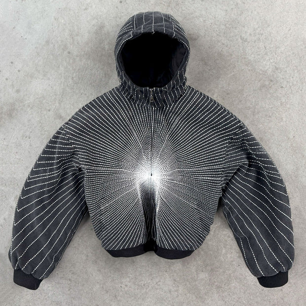 Holy Light Casual Street Zip Hoodie