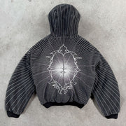 Holy Light Casual Street Zip Hoodie