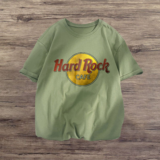 Tide brand pattern short-sleeved couple short-sleeved T-shirt