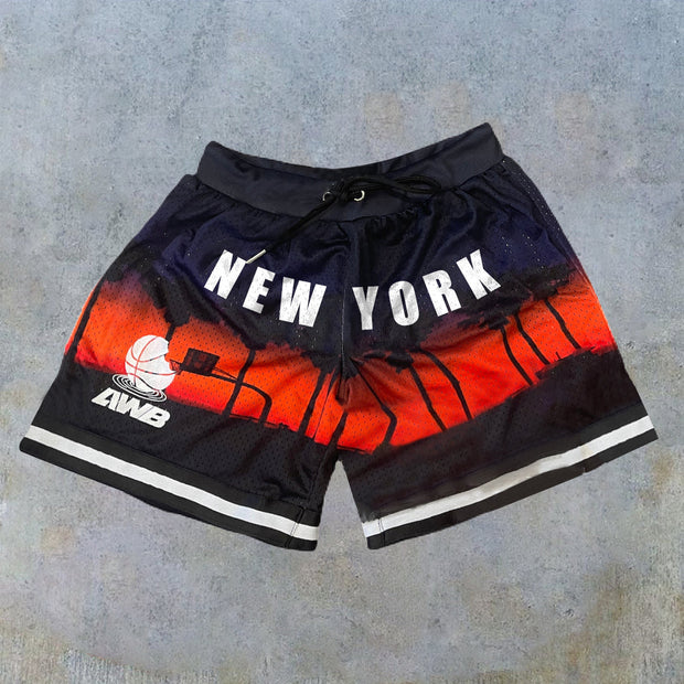 Fashion casual sports training shorts
