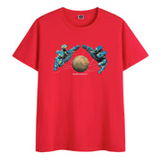 Street personality trend short-sleeved trendy loose round neck t-shirt