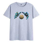 Street personality trend short-sleeved trendy loose round neck t-shirt